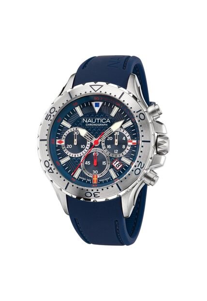 Relojes Nautica Hombre NST.  Silicona Azul NAPNSF201