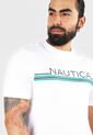 Camiseta Blanco-Verde-Azul Nautica de Nautica