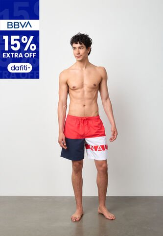 Traje de Baño NAUTICA Rojo Nautica