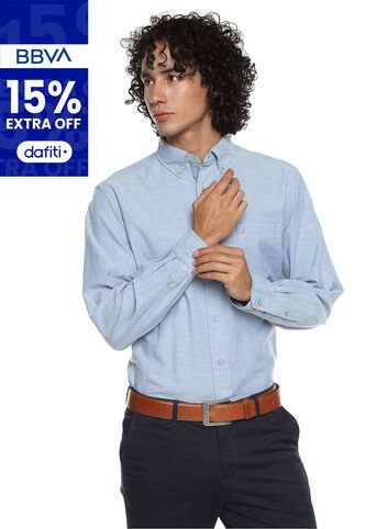 Camisa Azul Nautica Nautica