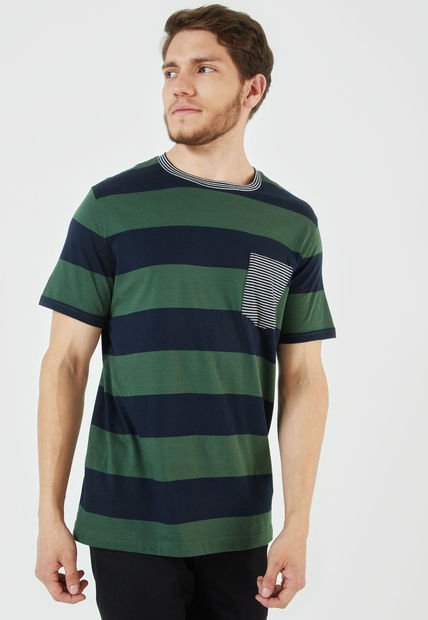 Camiseta Verde-Azul Nautica