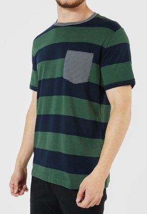 Camiseta Verde-Azul Nautica