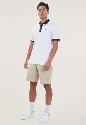 Polo Blanco-Azul Nautica