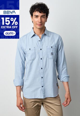 Camisa NAUTICA Azul Nautica
