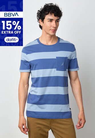Camiseta NAUTICA Azul Nautica