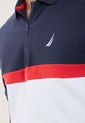 Polo Azul-Blanco-Rojo Nautica de Nautica