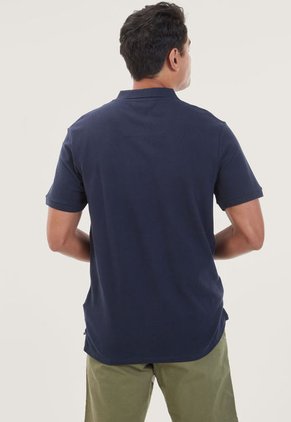 Polo Azul-Blanco-Rojo Nautica