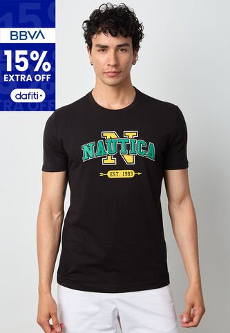 Camiseta NAUTICA Negro Nautica
