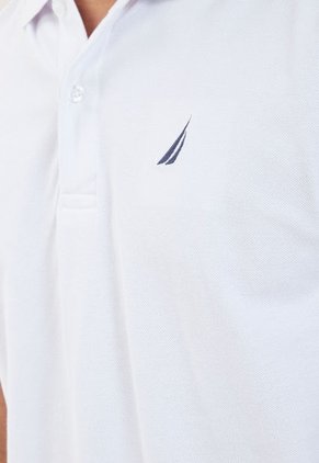 Polo Blanco-Azul-Rojo Nautica