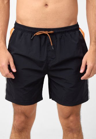 Traje de Baño Negro-Naranja-Blanco NAUTICA Nautica
