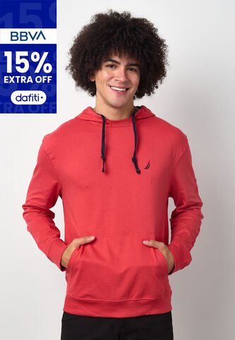 Hoodie NAUTICA Rojo Nautica