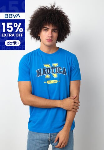 Camiseta NAUTICA Azul Nautica