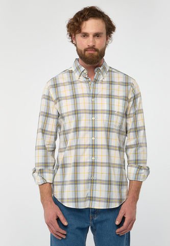 Camisa Blanco-Amarillo-Negro NAUTICA Nautica