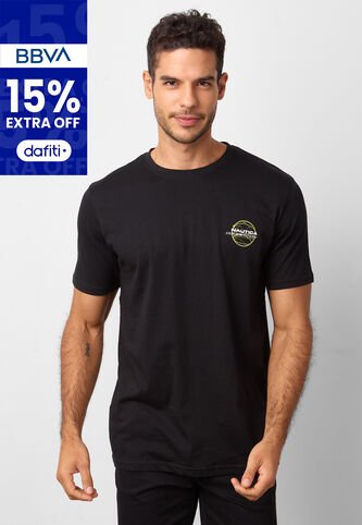Camiseta NAUTICA Negro Nautica