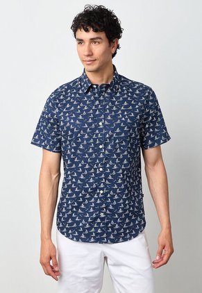 Camisa NAUTICA Azul