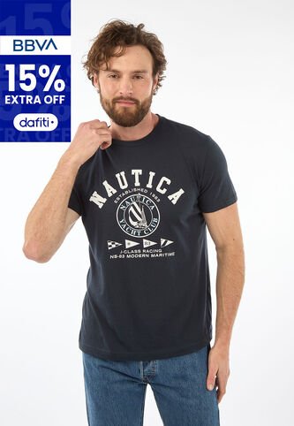 Camiseta NAUTICA Azul Nautica