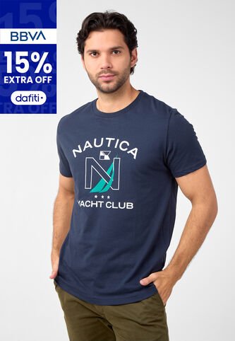 Camiseta NAUTICA Azul Nautica