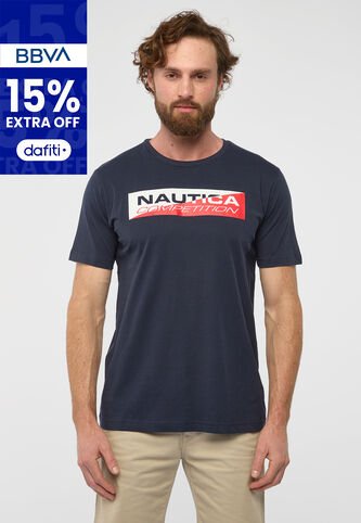 Camiseta NAUTICA Azul Nautica