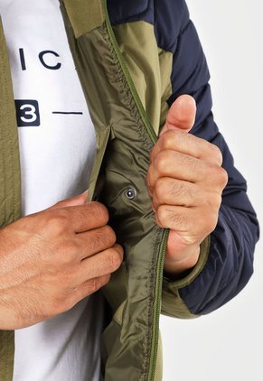 Chaqueta Azul-Verde Oliva Nautica