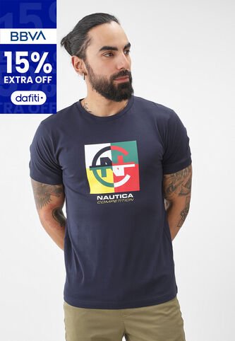 Camiseta NAUTICA Azul Nautica