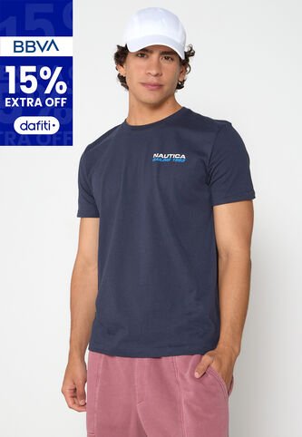 Camiseta NAUTICA Azul Nautica