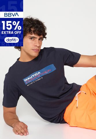 Camiseta NAUTICA Azul Nautica