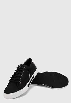 Tenis Lifestyle Negro-Blanco Nautica Webb Twill