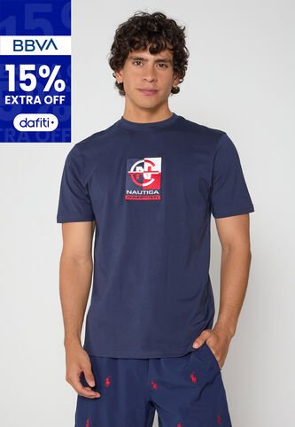 Camiseta NAUTICA Azul Nautica