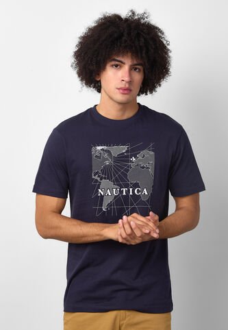 Camiseta NAUTICA Azul Nautica