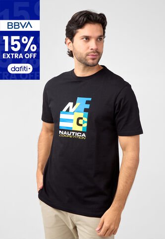 Camiseta NAUTICA Negro Nautica