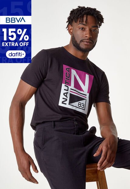 Camiseta NAUTICA Negro