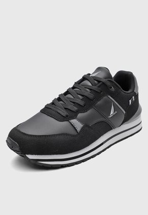 Tenis Lifestyle NAUTICA Charcoal 2 Negro