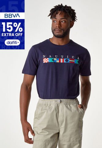 Camiseta NAUTICA Azul Nautica
