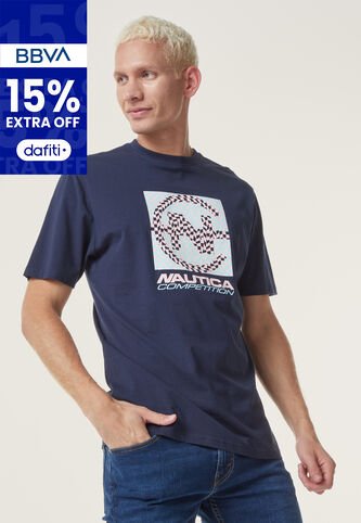 Camiseta NAUTICA Azul Nautica