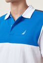 Polo Blanco-Azul Royal-Azul Navy Nautica de Nautica