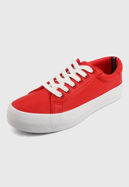 Tenis Lifestyle Rojo Blanco Nautica Compra Ahora Dafiti Colombia