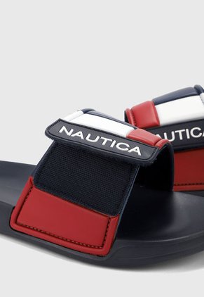 Playera Azul-Rojo-Blanco Nautica Bower