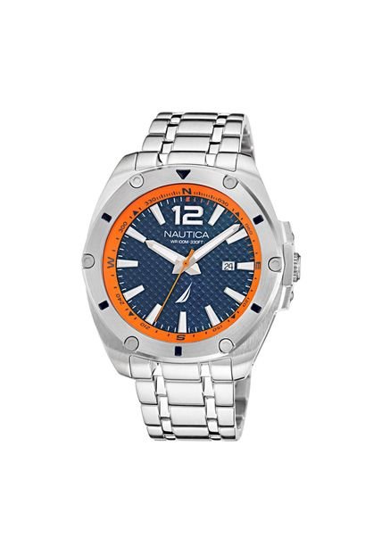 Reloj Para Hombre Nautica Tin Can Bay Naptcs220 Plateado