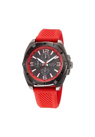 Reloj Para Hombre Nautica Tin Can Bay Naptcs223 Rojo Nautica