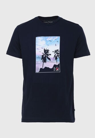 Camiseta NAUTICA Azul Nautica