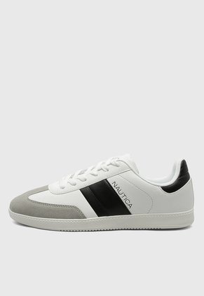 Tenis Lifestyle Blanco-Gris-Negro Nautica