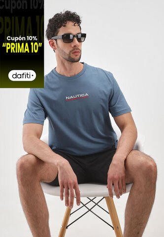 Camiseta NAUTICA Azul Raf Nautica