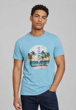 Camiseta NAUTICA Celeste