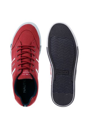 Tenis Lifestyle Rojo-Blanco Nautica Low Cut Oxford