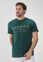 Camiseta Verde-Dorado-Naranja NAUTICA de Nautica