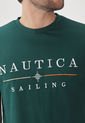 Camiseta Verde-Dorado-Naranja NAUTICA de Nautica