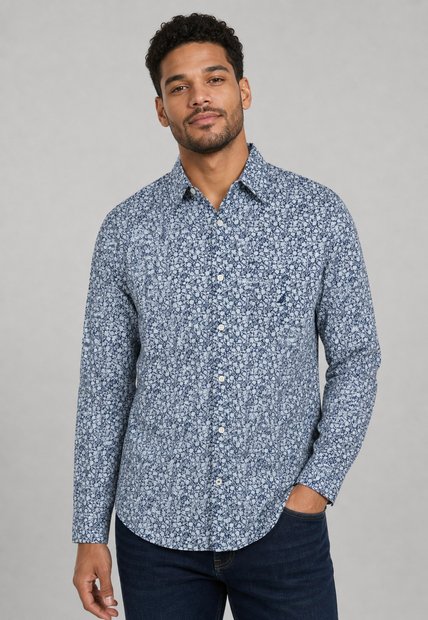 Camisa NAUTICA Azul