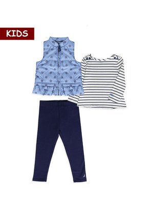 Conjunto Azul-Blanco Nautica Kids