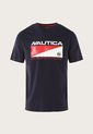 Camiseta Azul Navy-Blanco-Rojo Nautica de Nautica