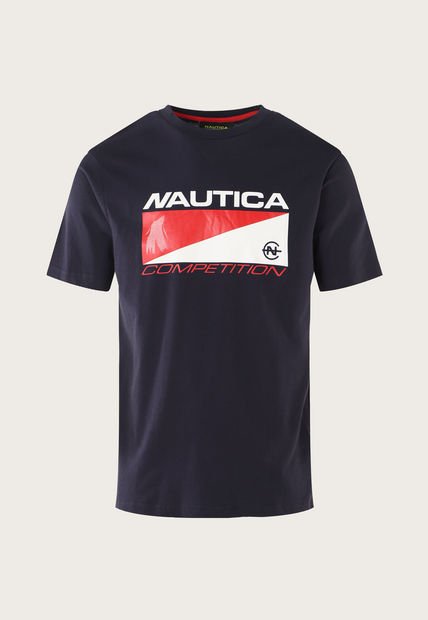 Camiseta Azul Navy-Blanco-Rojo Nautica